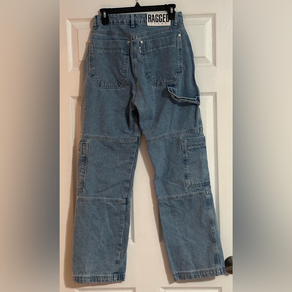 The Ragged Priest Women's Straight Leg Combat Carpenter Jeans - Size 28 - Picture 4 of 9